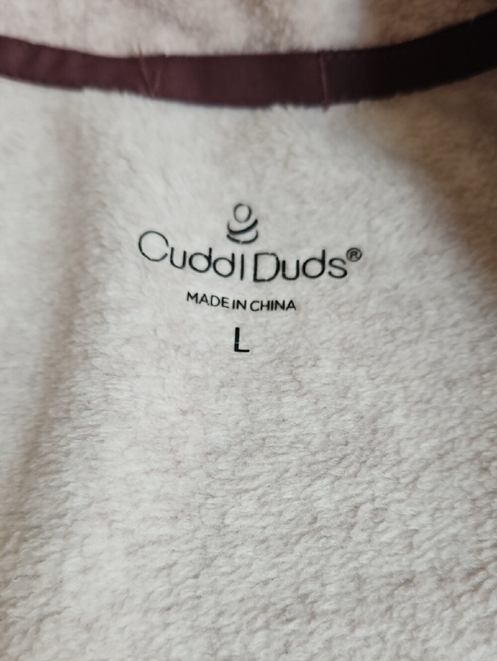 Cuddl Duds Cream, Pink and Black Scenic Button-Front Cardigan - Picture 8 of 9